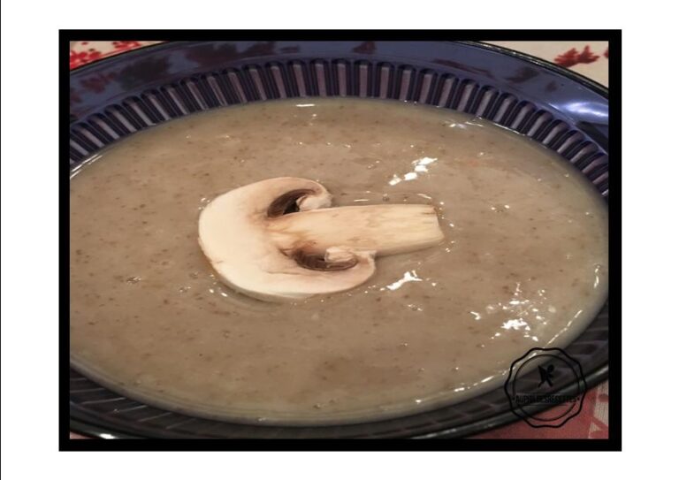 velouté de champignons de paris