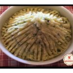 Purée de pommes de terre, courgettes et fromage frais