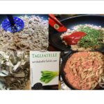 Tagliatelles au thon et à l’ail